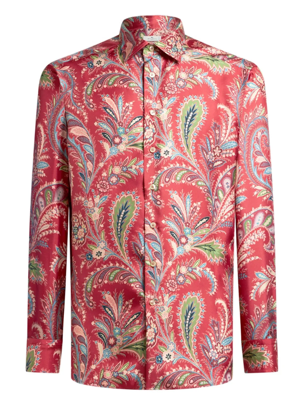 Шелковая рубашка с узором пейсли ETRO, красный
Шелковая рубашка с узором пейсли ETRO, красный