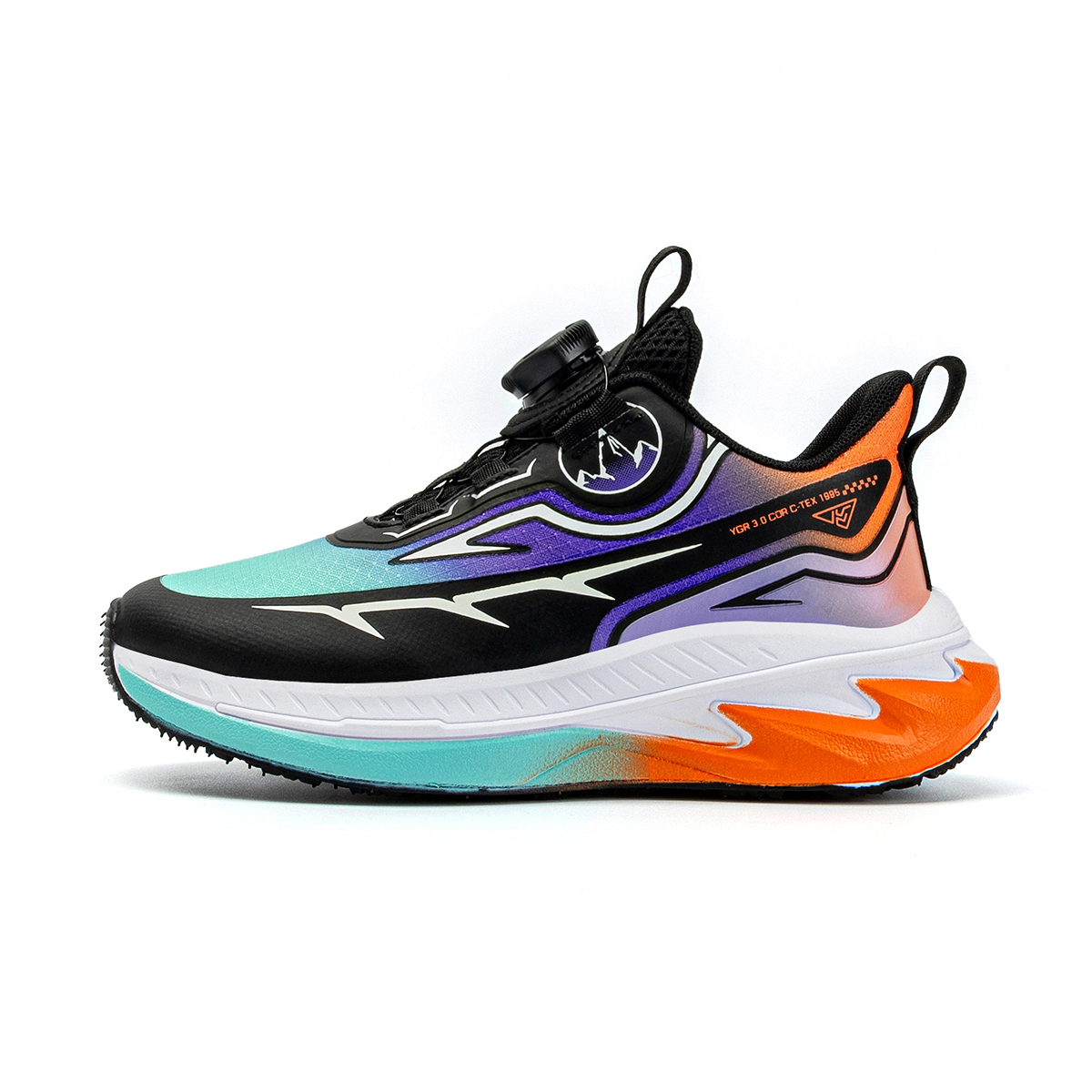 Низкие детские кроссовки для бега Yonggao people, черный/оранжевый
Низкие детские кроссовки для бега Yonggao people, черный/оранжевый