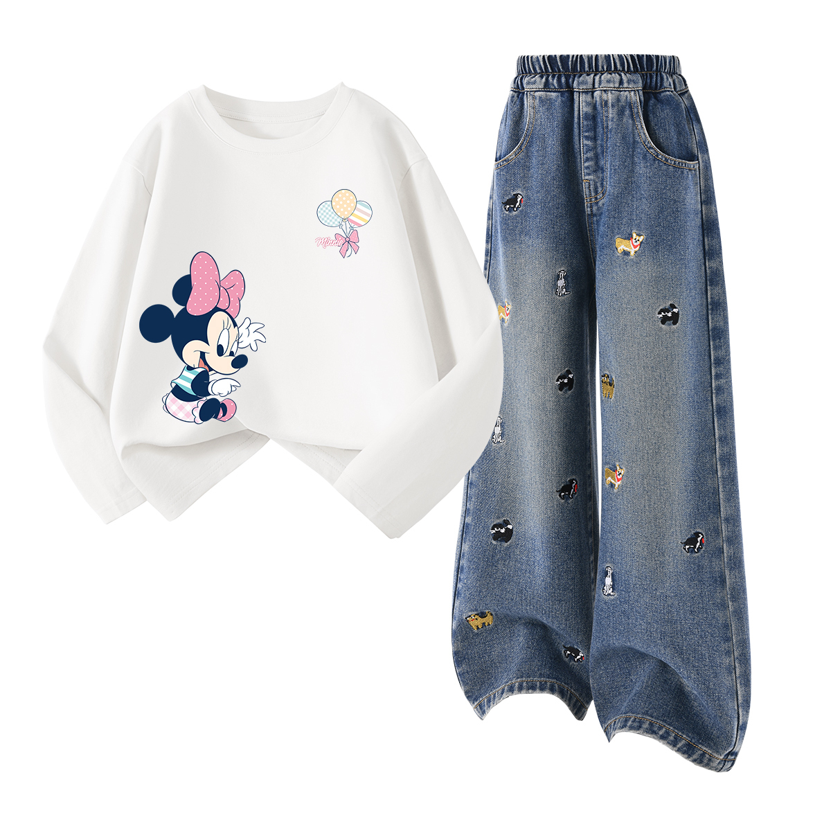 Детская повседневная спортивная одежда Disney, Dile Play White+Solid Color Denim Blue
Детская повседневная спортивная одежда Disney, Dile Play White+Solid Color Denim Blue