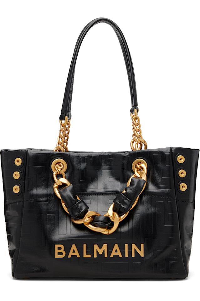 Небольшая мягкая сумка-тоут 1945 года Balmain, черный
Небольшая мягкая сумка-тоут 1945 года Balmain, черный