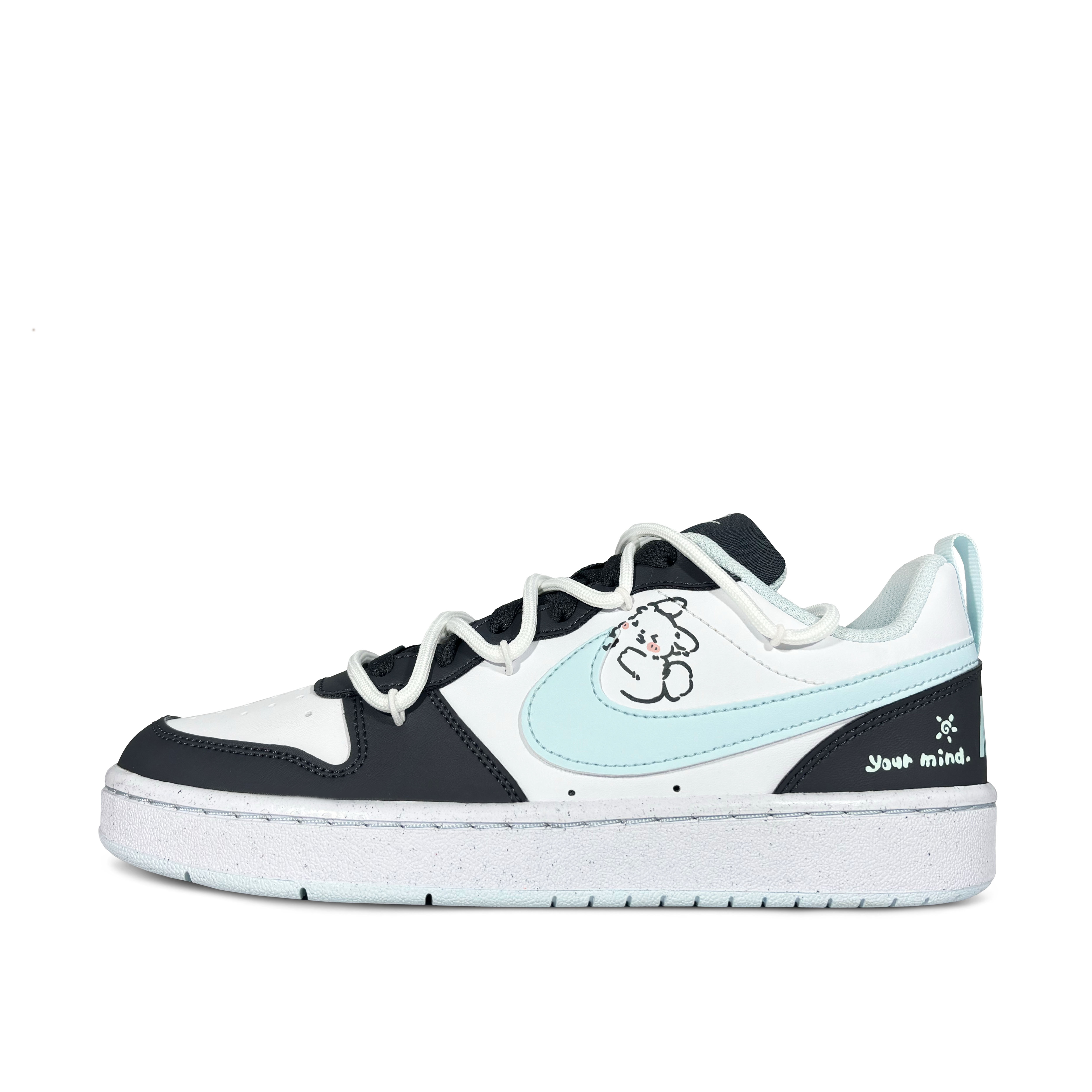 Nike Низкие детские кроссовки для скейтбординга Court Borough, черные, голубые, подростковые
Nike Низкие детские кроссовки для скейтбординга Court Borough, черные, голубые, подростковые