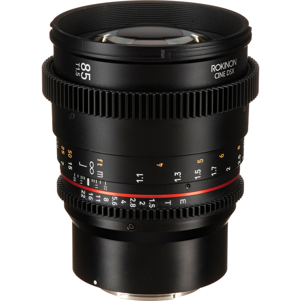 Высокоскоростной кинообъектив Rokinon 85 мм T1.5 DSX (крепление E)
Высокоскоростной кинообъектив Rokinon 85 мм T1.5 DSX (крепление E)