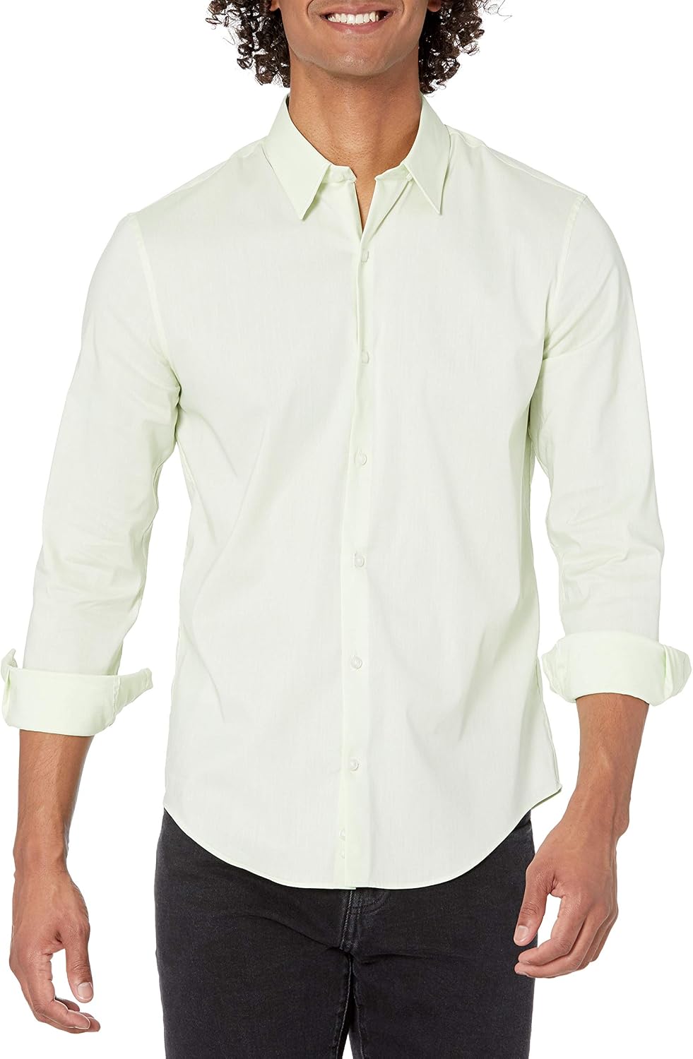 Мужская рубашка Calvin Klein Xtreme Slim Fit Stain Shield Stretch Solid, Old Green
Мужская рубашка Calvin Klein Xtreme Slim Fit Stain Shield Stretch Solid, Old Green