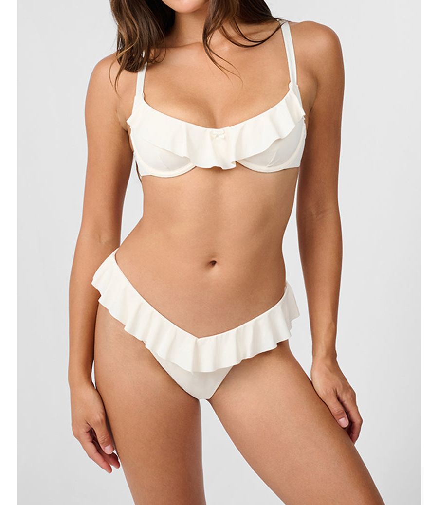 Женская блузка с оборками WeWoreWhat, Off white
Женская блузка с оборками WeWoreWhat, Off white