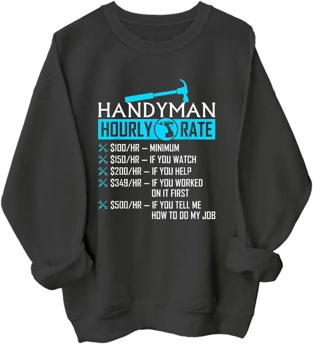 Толстовка с принтом Handyman Hourly Rate Racsea
Толстовка с принтом Handyman Hourly Rate Racsea