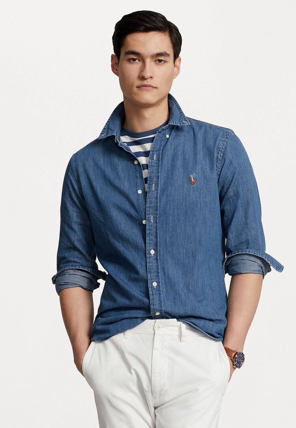 Рубашка SLIM FIT SHIRT Polo Ralph Lauren, темный цвет
Рубашка SLIM FIT SHIRT Polo Ralph Lauren, темный цвет