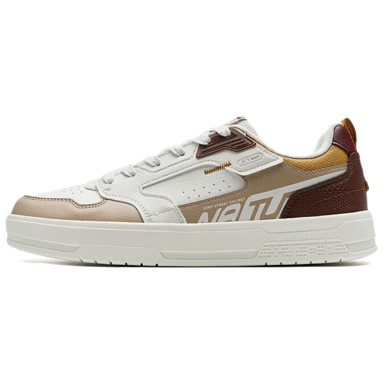 XTEP Нескользящие износостойкие низкие кроссовки для скейтбординга, мужские, белые, бежево-коричневые
XTEP Нескользящие износостойкие низкие кроссовки для скейтбординга, мужские, белые, бежево-коричневые