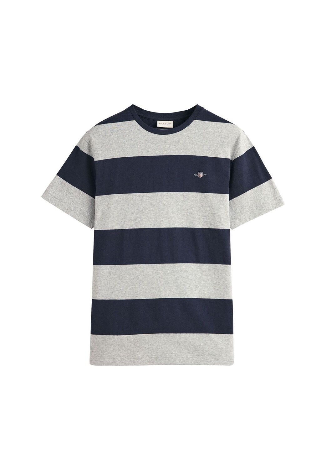 Мужская футболка в полоску - BAR STRIPE T-SHIRT, круглый вырез, короткий рукав, хлопок GANT, серый
Мужская футболка в полоску - BAR STRIPE T-SHIRT, круглый вырез, короткий рукав, хлопок GANT, серый