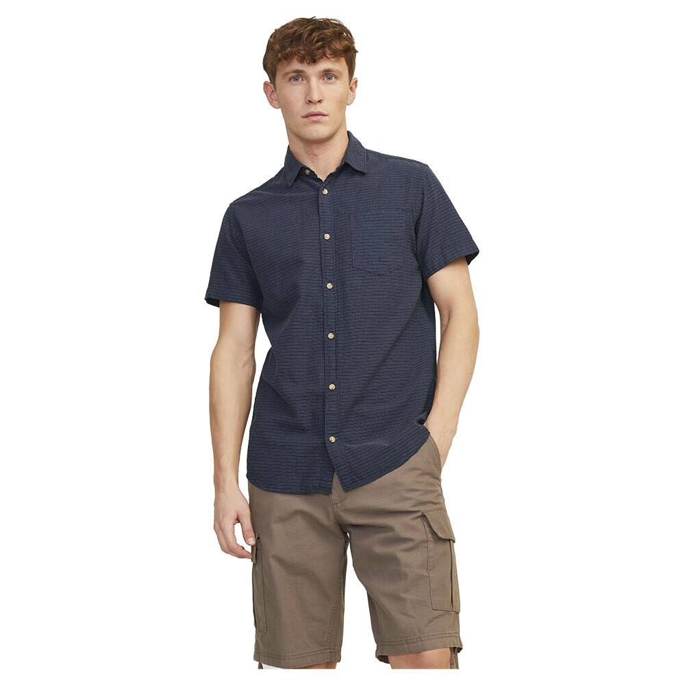 Рубашка с коротким рукавом Jack & Jones Abel, синий
Рубашка с коротким рукавом Jack & Jones Abel, синий