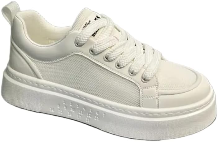 Мужские дышащие кроссовки из сетки - мягкая амортизирующая резиновая подошва, бело-бежевый цвет, средний верх для повседневной носки, повседневная обувь, Современные кроссовки, Внутренняя подкладка из ткани Clolinde
Мужские дышащие кроссовки из сетки - мягкая амортизирующая резиновая подошва, бело-бежевый цвет, средний верх для повседневной носки, повседневная обувь, Современные кроссовки, Внутренняя подкладка из ткани Clolinde