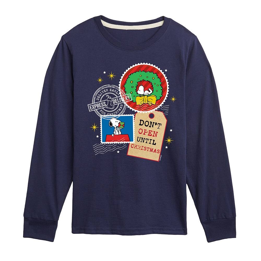 Футболка с длинными рукавами и рисунком «Арахис Снупи» для мальчиков 8–20 лет, не открывается до Рождества Licensed Character, темно-синий
Футболка с длинными рукавами и рисунком «Арахис Снупи» для мальчиков 8–20 лет, не открывается до Рождества Licensed Character, темно-синий