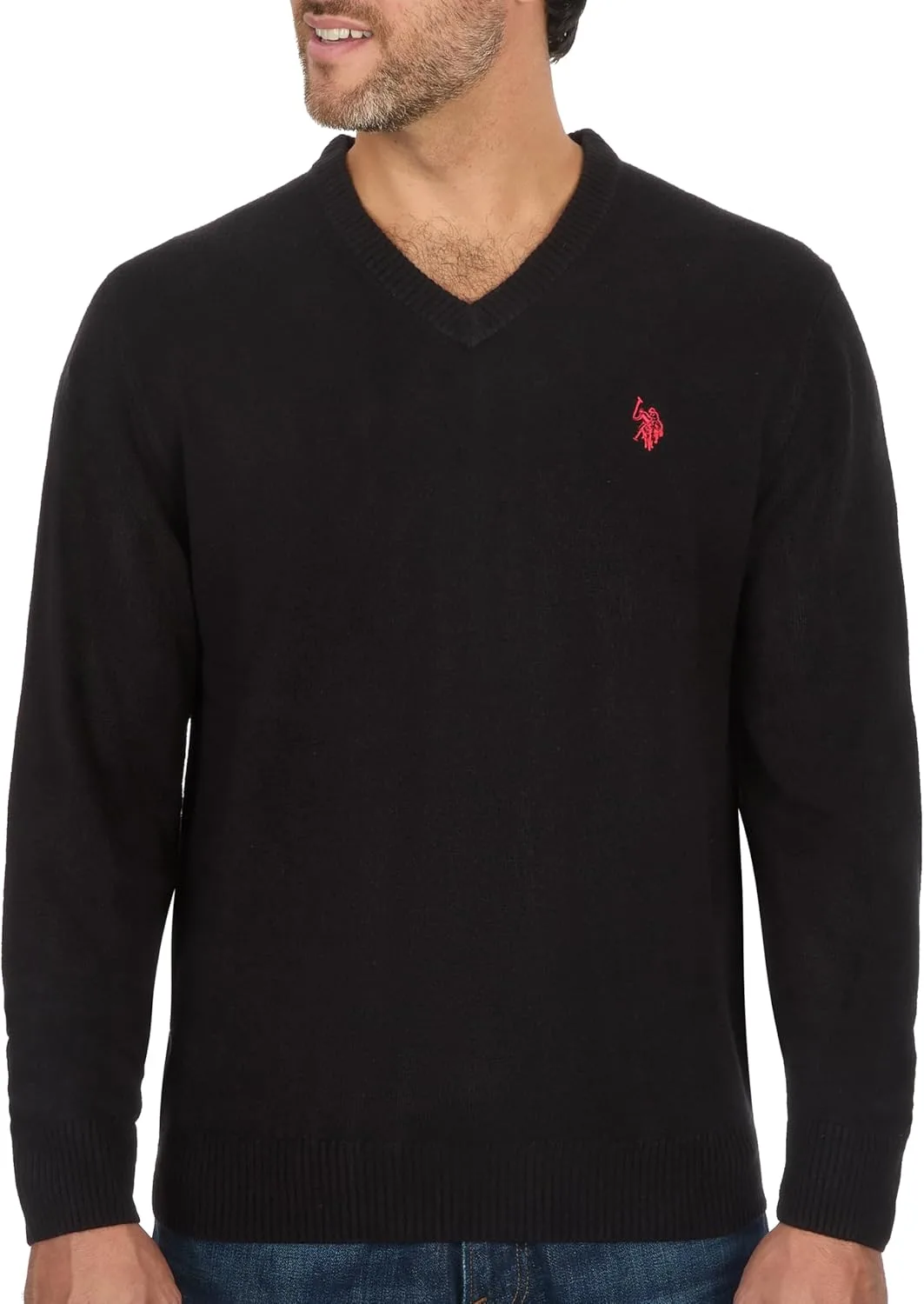 U.S. POLO ASSN. Мужской V-образный вырез трикотаж Acrylic
U.S. POLO ASSN. Мужской V-образный вырез трикотаж Acrylic