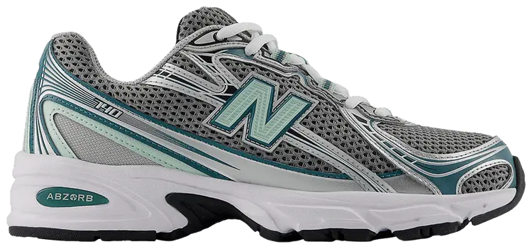 Кроссовки New Balance 740v2 'Silver Metallic New Spruce', серебряный 
Кроссовки New Balance 740v2 'Silver Metallic New Spruce', серебряный