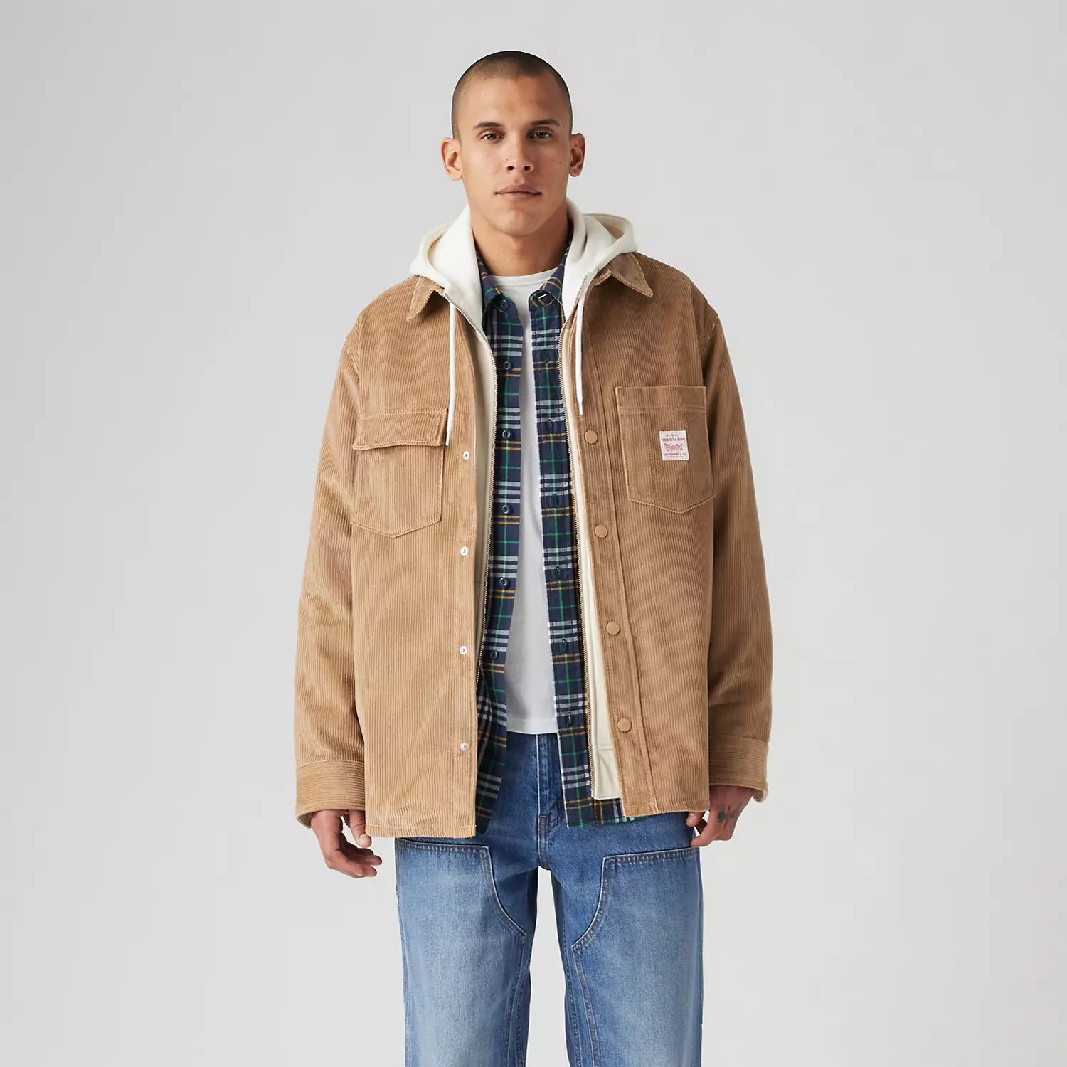 Телеграфная рубашка Levi's, белый
Телеграфная рубашка Levi's, белый