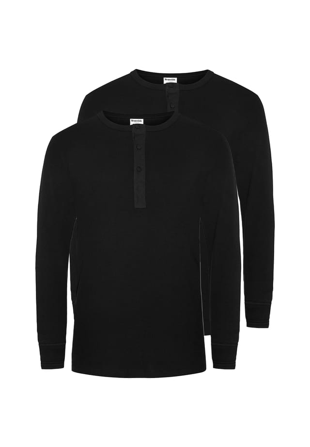 Рубашка с длинным рукавом 2 шт. в упаковке базовая Resteröds, черный
Рубашка с длинным рукавом 2 шт. в упаковке базовая Resteröds, черный