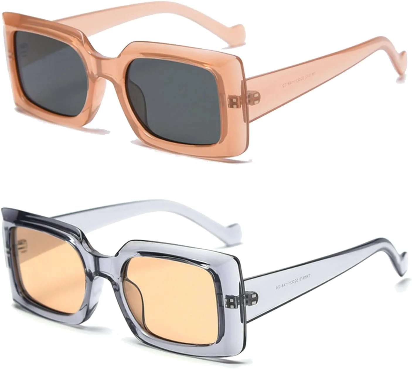 Солнцезащитные очки COTIA Fashion Square Polarized Sunglasses Personality Street Wide Edge Vintage Rectangle Glasses for Women/Men, Pink&transparent Gray
Солнцезащитные очки COTIA Fashion Square Polarized Sunglasses Personality Street Wide Edge Vintage Rectangle Glasses for Women/Men, Pink&transparent Gray