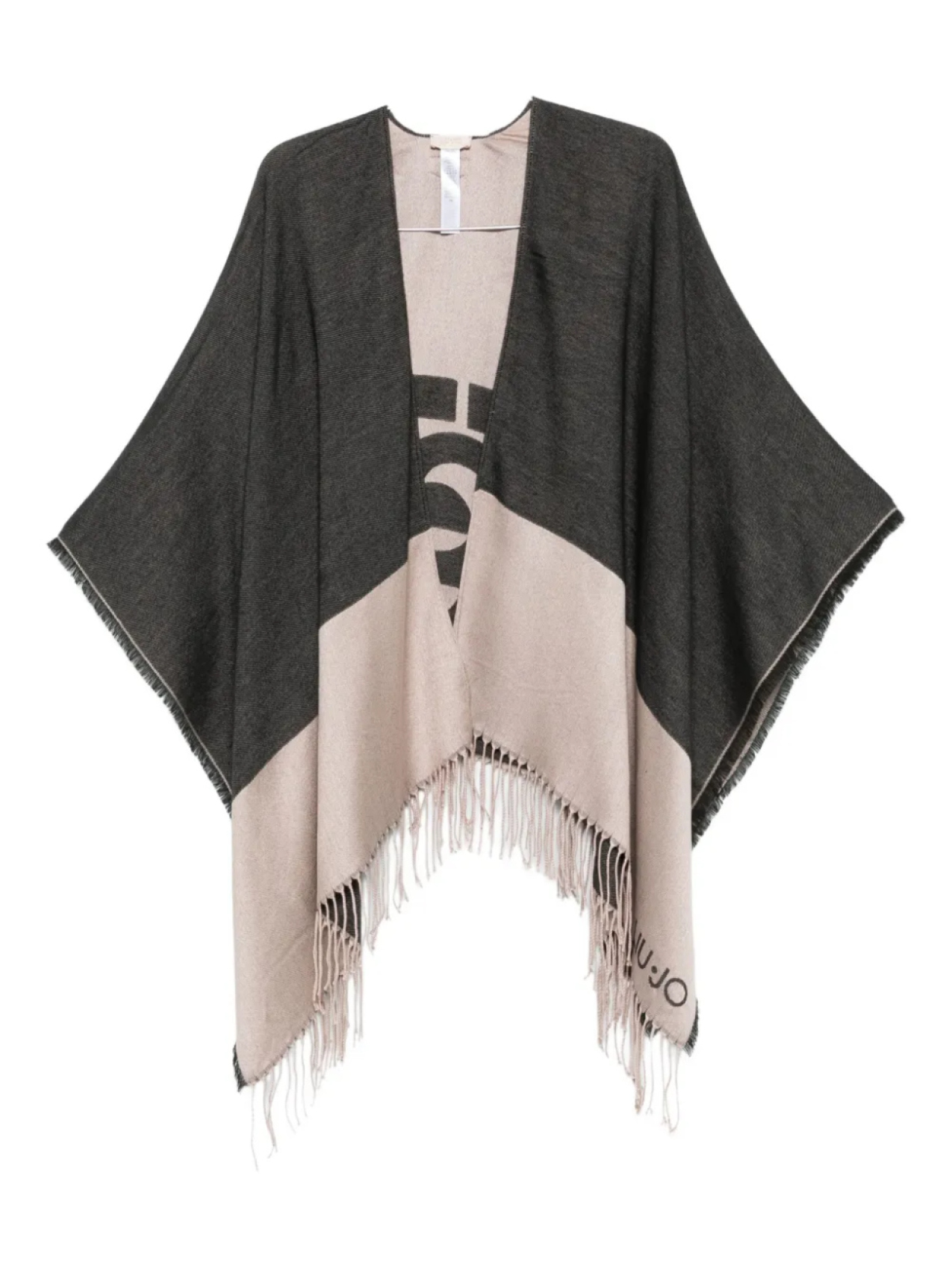 Пончо с бахромой и логотипом LIU JO, черный
Пончо с бахромой и логотипом LIU JO, черный