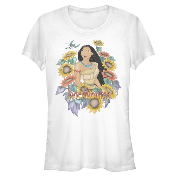Футболка с графическим портретом подсолнухов Покахонтас Disney, белый
Футболка с графическим портретом подсолнухов Покахонтас Disney, белый