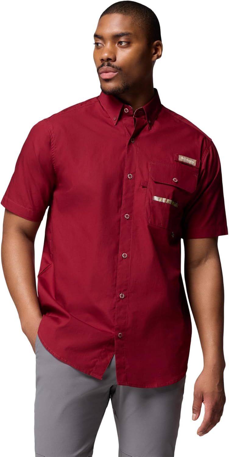 Рубашка Columbia Mens Sharptail с коротким рукавом. Рубашка Sharptail с коротким рукавом., Red Jasper/Timberwoods Camo
Рубашка Columbia Mens Sharptail с коротким рукавом. Рубашка Sharptail с коротким рукавом., Red Jasper/Timberwoods Camo