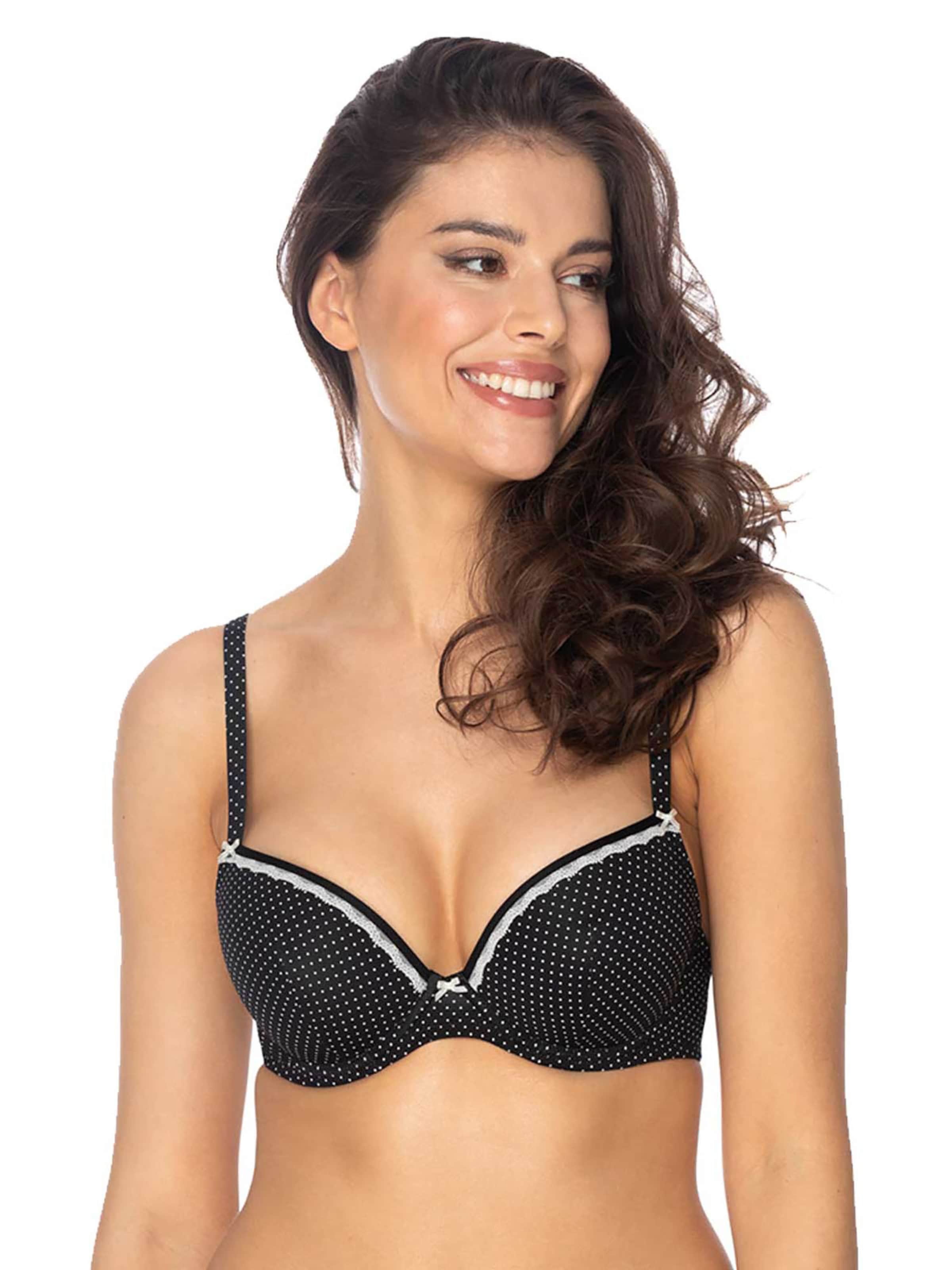 VIANIA Бюстгальтер-майка 'Dotty' в черном цвете
VIANIA Бюстгальтер-майка 'Dotty' в черном цвете