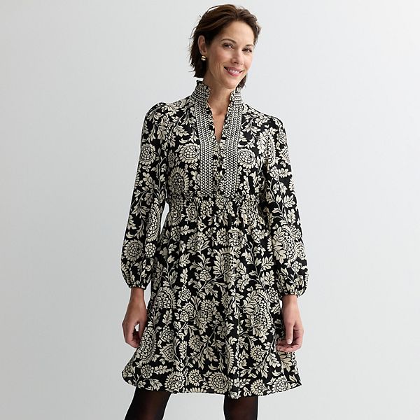 Платье-юбка с ярусами и сборкой на талии London Times
Платье-юбка с ярусами и сборкой на талии London Times