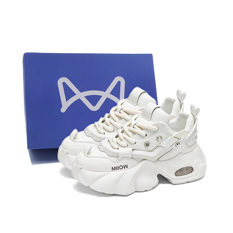 MIIOW Мужские противоскользящие износостойкие кеды низкие белые, цвет White Box
MIIOW Мужские противоскользящие износостойкие кеды низкие белые, цвет White Box