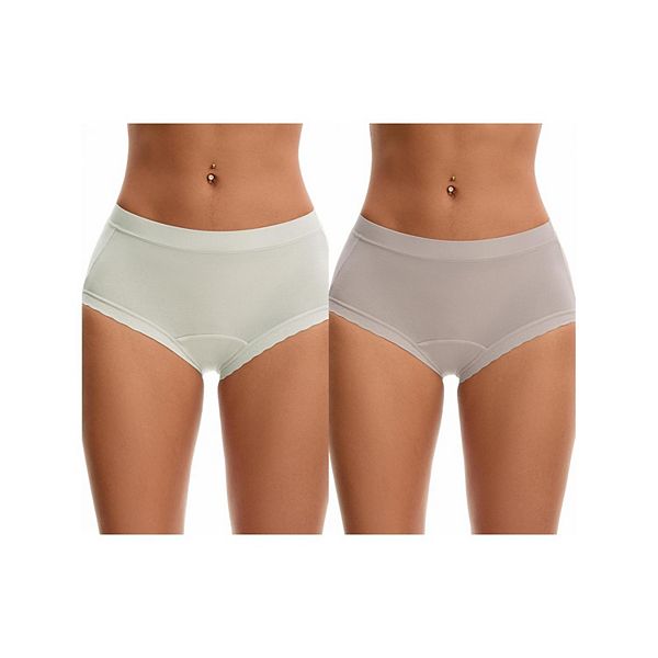 2 пачки женских трусиков-слипов с высокой посадкой из модала Inspire Chic, Lightgreen Lightpurple
2 пачки женских трусиков-слипов с высокой посадкой из модала Inspire Chic, Lightgreen Lightpurple