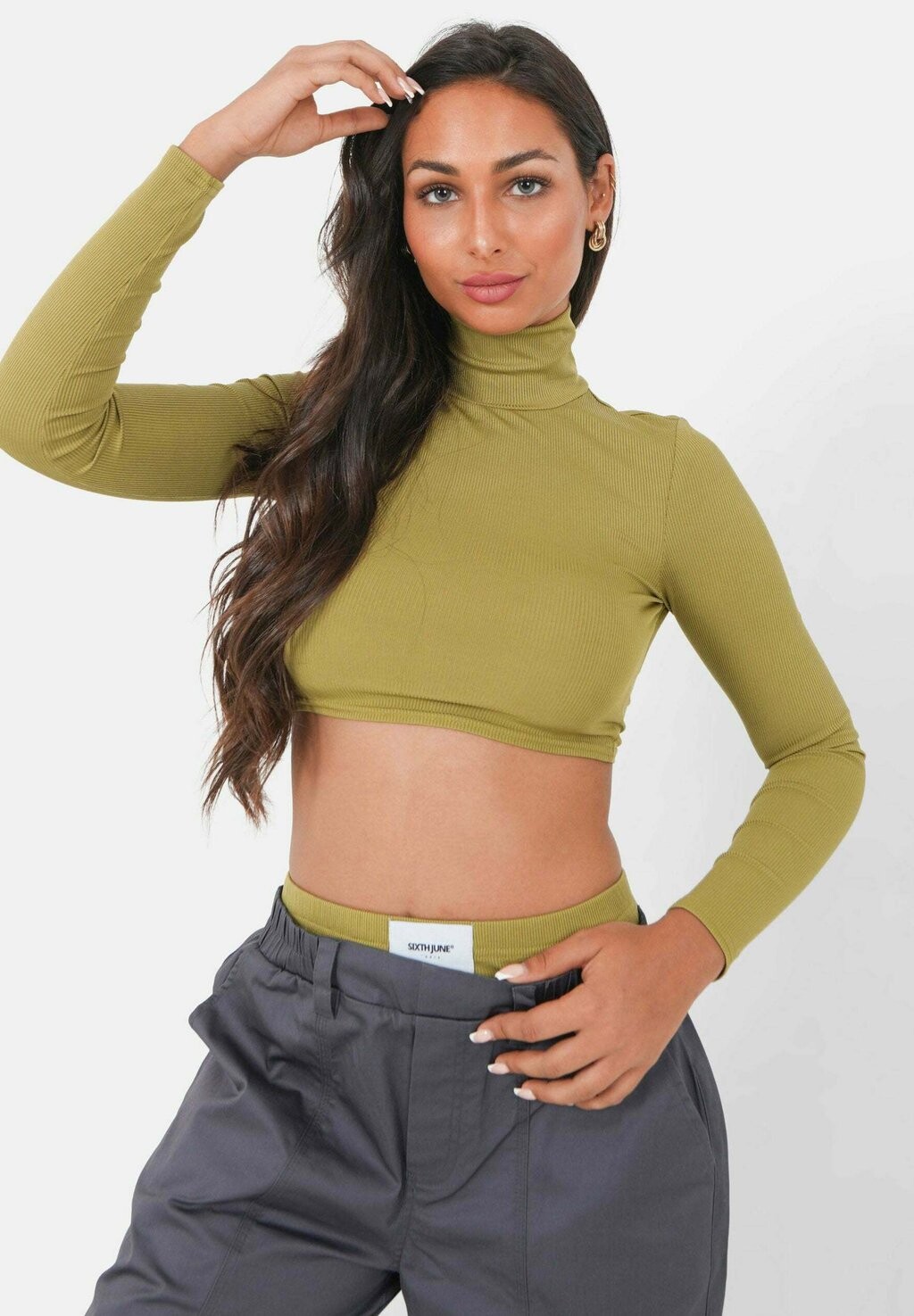 Рубашка с длинным рукавом Sixth June, цвет kaki
Рубашка с длинным рукавом Sixth June, цвет kaki