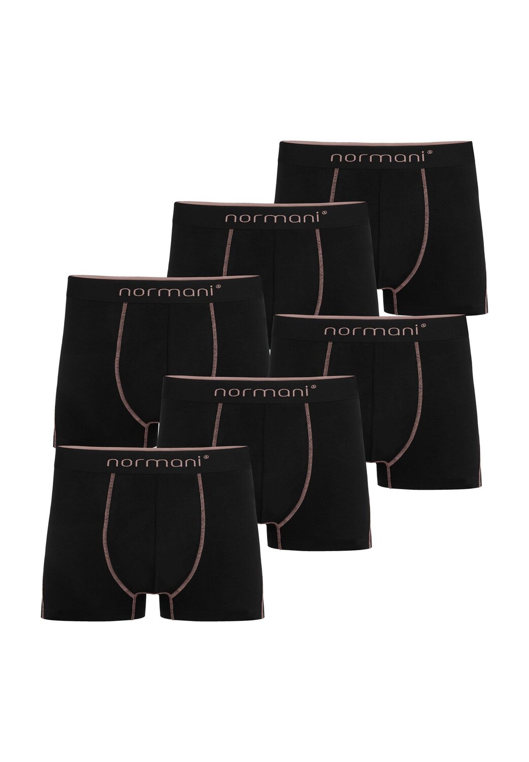 6 мужских хлопковых боксеров normani, цвет Lachs
6 мужских хлопковых боксеров normani, цвет Lachs