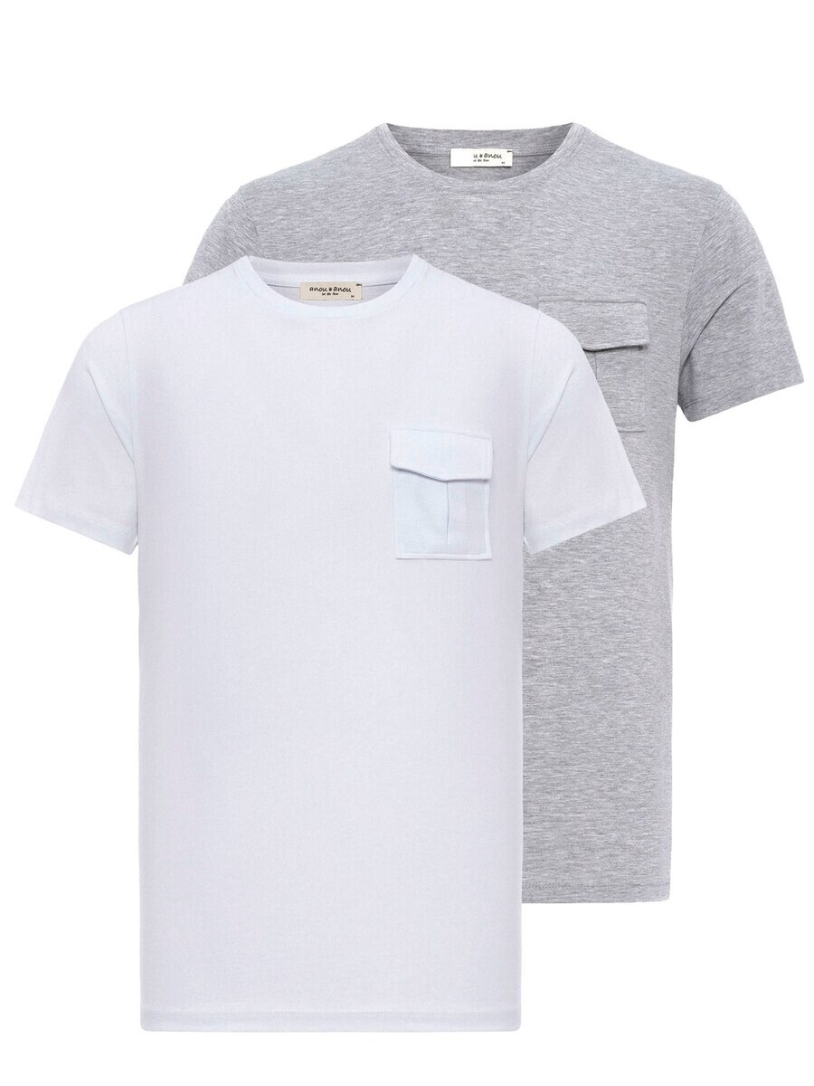 Футболка Anou Anou, пятнистый серый/белый
Футболка Anou Anou, пятнистый серый/белый