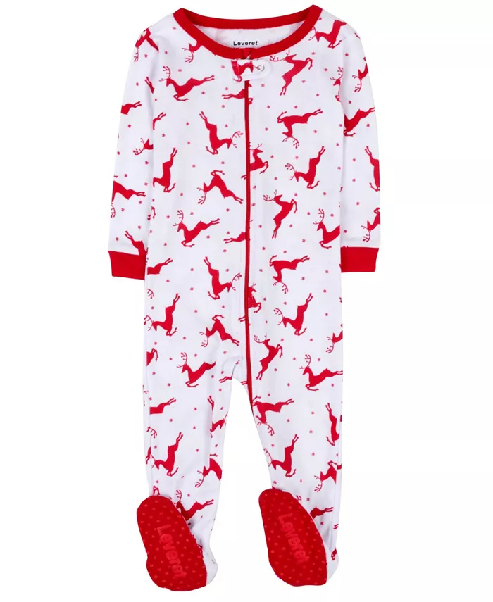 Детские пижамы с ножками из хлопка для праздников Leveret, мультиколор
Детские пижамы с ножками из хлопка для праздников Leveret, мультиколор