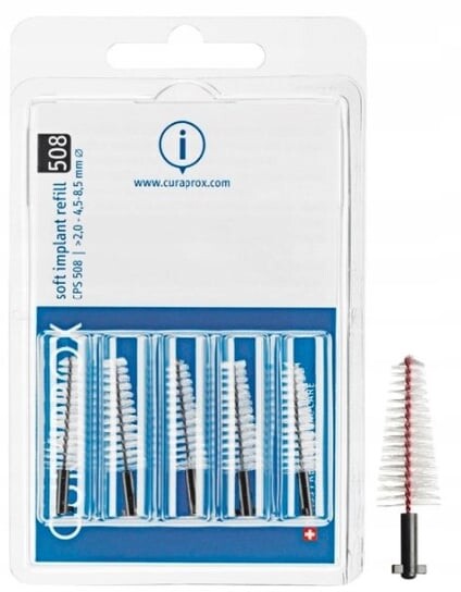 Межзубные щетки 508, 5 шт. Curaprox, Soft, Curaden
Межзубные щетки 508, 5 шт. Curaprox, Soft, Curaden