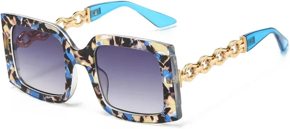 Женские солнцезащитные очки с квадратными дужками и цепочкой из сплава, роскошные градиентные, сексуальные, с защитой от УФ-излучения UV400 TVTBBVV, Blue
Женские солнцезащитные очки с квадратными дужками и цепочкой из сплава, роскошные градиентные, сексуальные, с защитой от УФ-излучения UV400 TVTBBVV, Blue