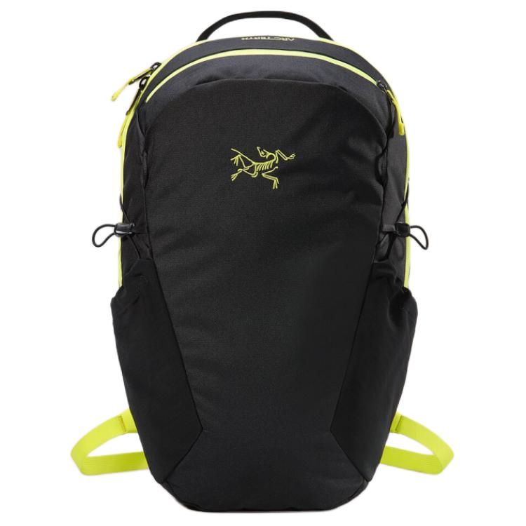 16-литровый альпинистский рюкзак для путешествий из переработанного полиэстера унисекс Arcteryx, черный и неоново-зеленый
16-литровый альпинистский рюкзак для путешествий из переработанного полиэстера унисекс Arcteryx, черный и неоново-зеленый