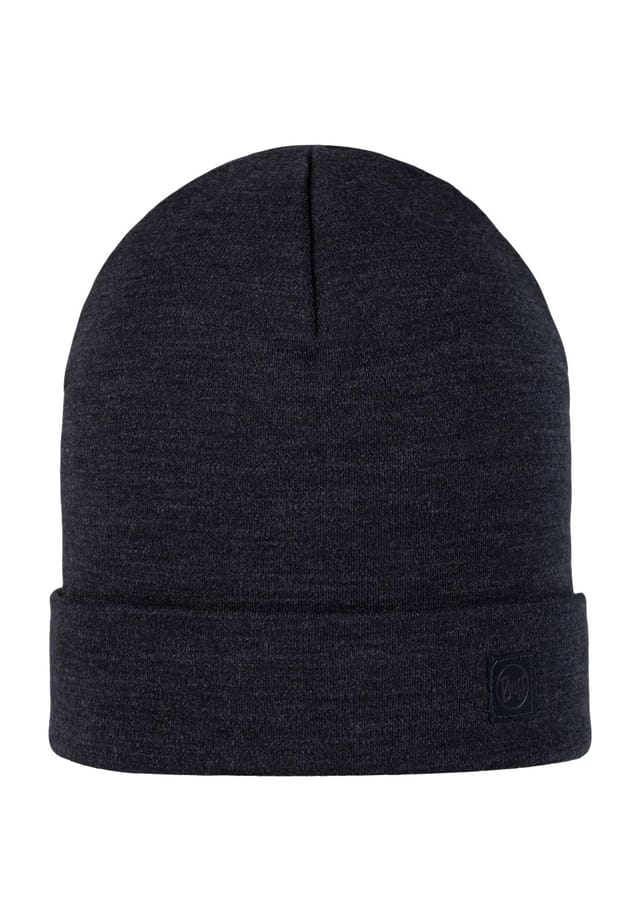 Вязаная шапка с манжетой из мериносовой шерсти Buff, индиго 
Вязаная шапка с манжетой из мериносовой шерсти Buff, индиго