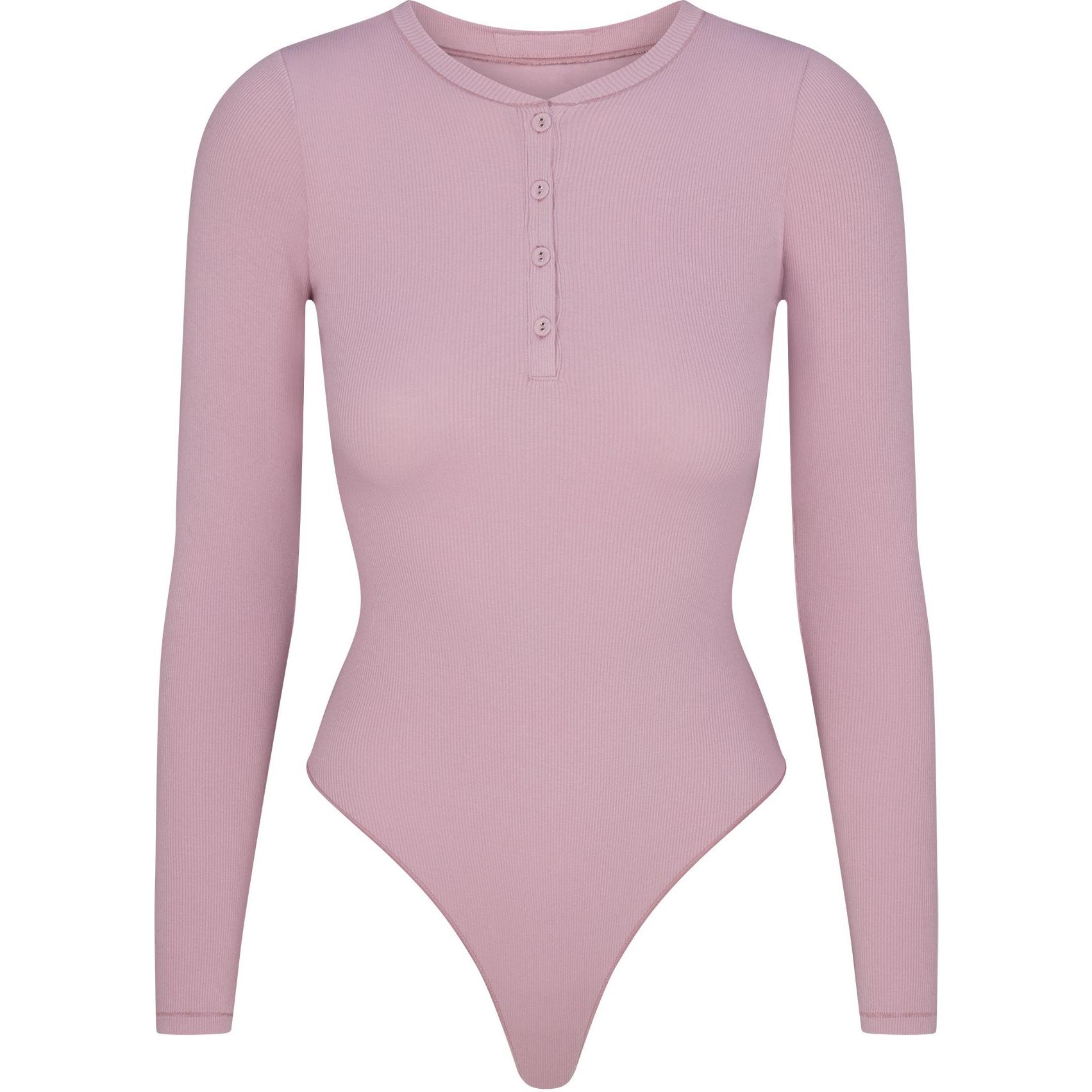 Хлопковый риб лонгслив хенли боди Skims, Dusk/Nightfall Color
Хлопковый риб лонгслив хенли боди Skims, Dusk/Nightfall Color