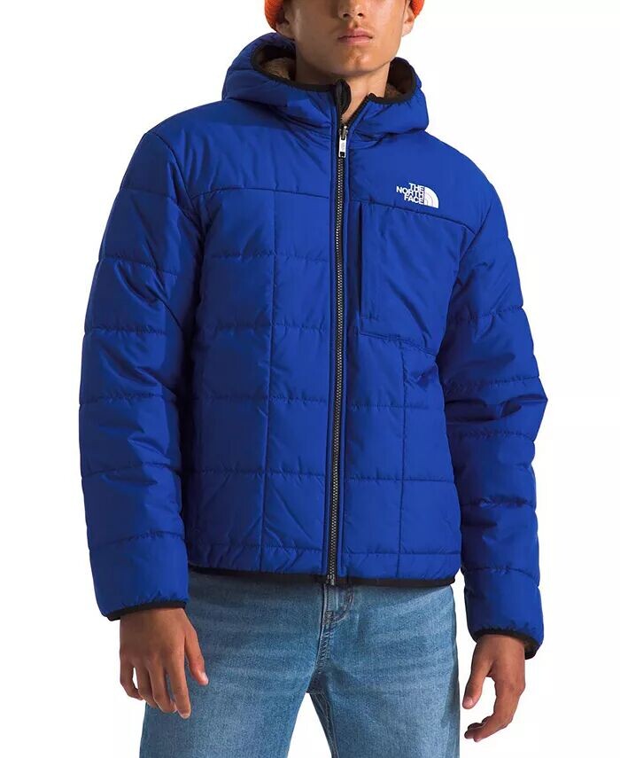 Двусторонняя куртка с капюшоном и молнией во всю длину Big Boys Shasta The North Face, синий
Двусторонняя куртка с капюшоном и молнией во всю длину Big Boys Shasta The North Face, синий