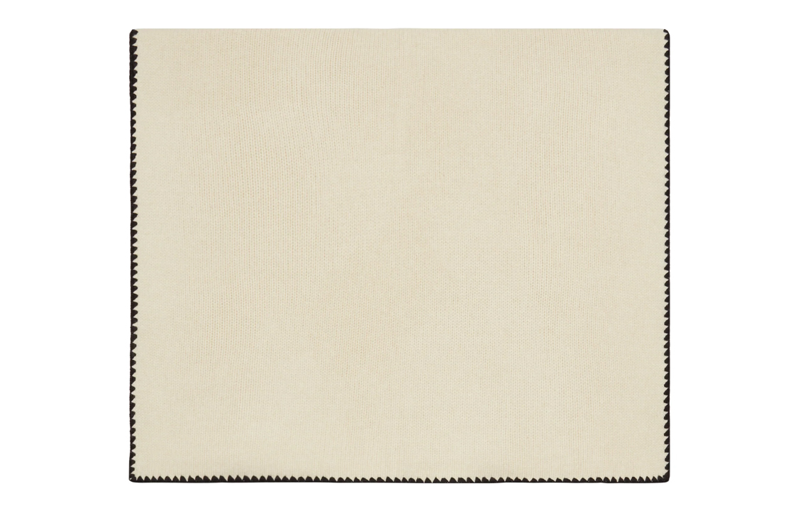 TOTEME Шарф с контрастной отделкой, White
TOTEME Шарф с контрастной отделкой, White