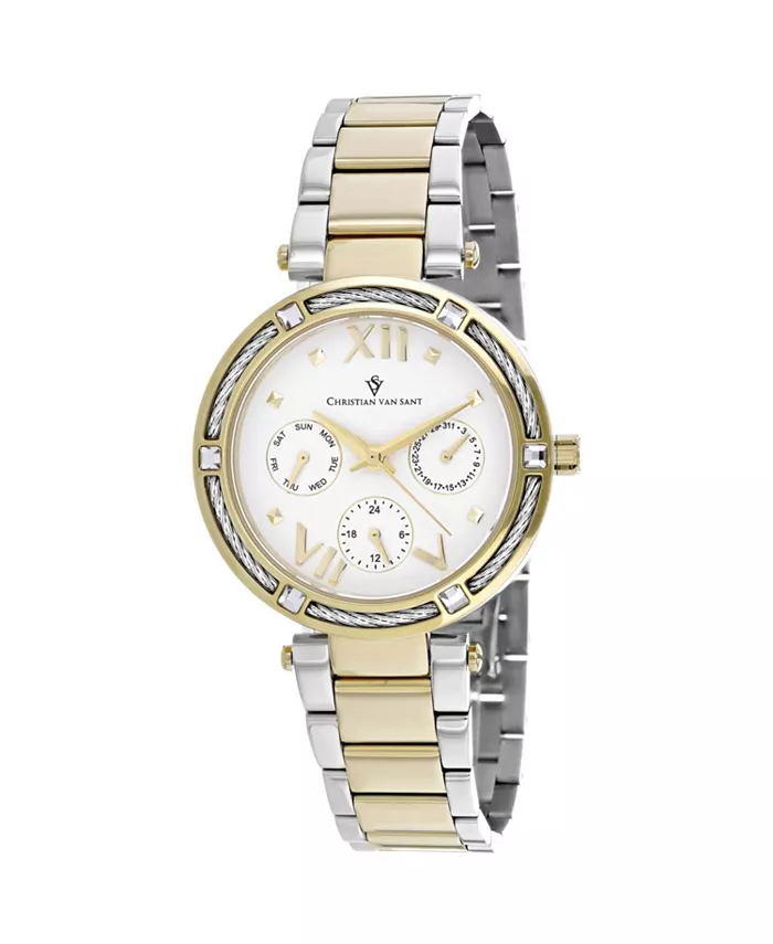Женские часы Sienna с белым циферблатом - CV1823 Christian Van Sant, белый 
Женские часы Sienna с белым циферблатом - CV1823 Christian Van Sant, белый