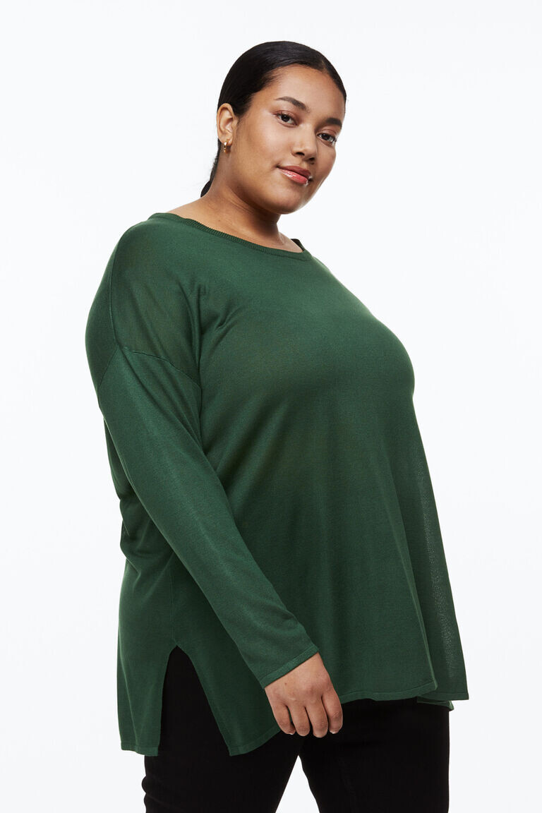 Джемпер тонкой вязки H&M, зеленый
Джемпер тонкой вязки H&M, зеленый