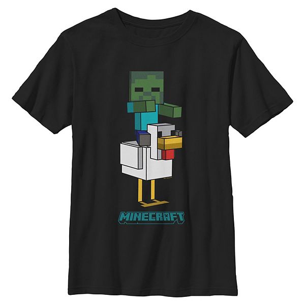 Футболка с принтом zombie chicken jockey для мальчиков 6-20 Minecraft
Футболка с принтом zombie chicken jockey для мальчиков 6-20 Minecraft