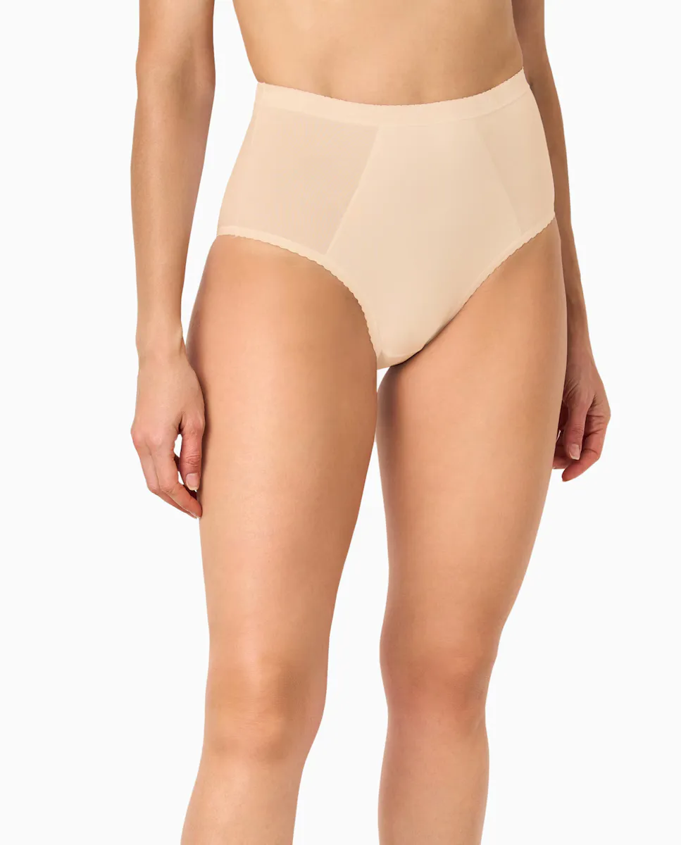 Высокие трусики из эластичного хлопка Promise, бежевый
Высокие трусики из эластичного хлопка Promise, бежевый