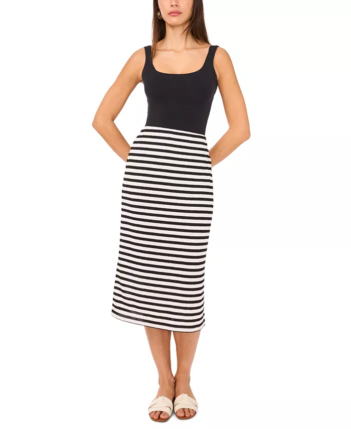 Женская полосатая юбка миди свободного кроя с застежкой Vince Camuto, мультиколор
Женская полосатая юбка миди свободного кроя с застежкой Vince Camuto, мультиколор