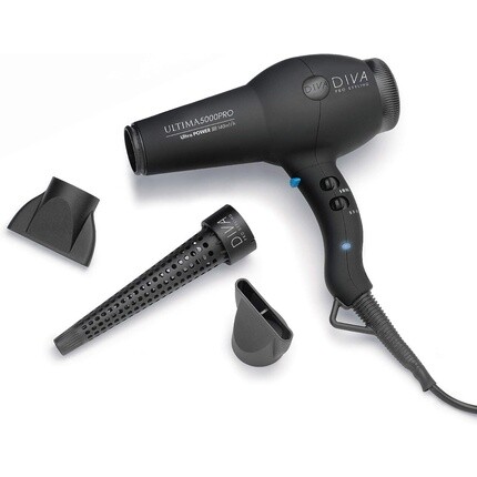 Pro Styling Ultima 5000 Pro Фен с ионным кондиционированием, 2200 Вт, черный, Diva
Pro Styling Ultima 5000 Pro Фен с ионным кондиционированием, 2200 Вт, черный, Diva