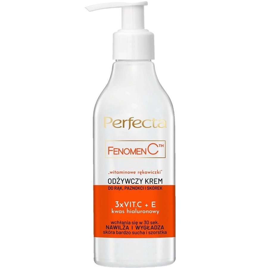 Perfecta, Fenomen C Питательный крем для рук, ногтей и кутикулы, «витаминные перчатки», 195 мл
Perfecta, Fenomen C Питательный крем для рук, ногтей и кутикулы, «витаминные перчатки», 195 мл