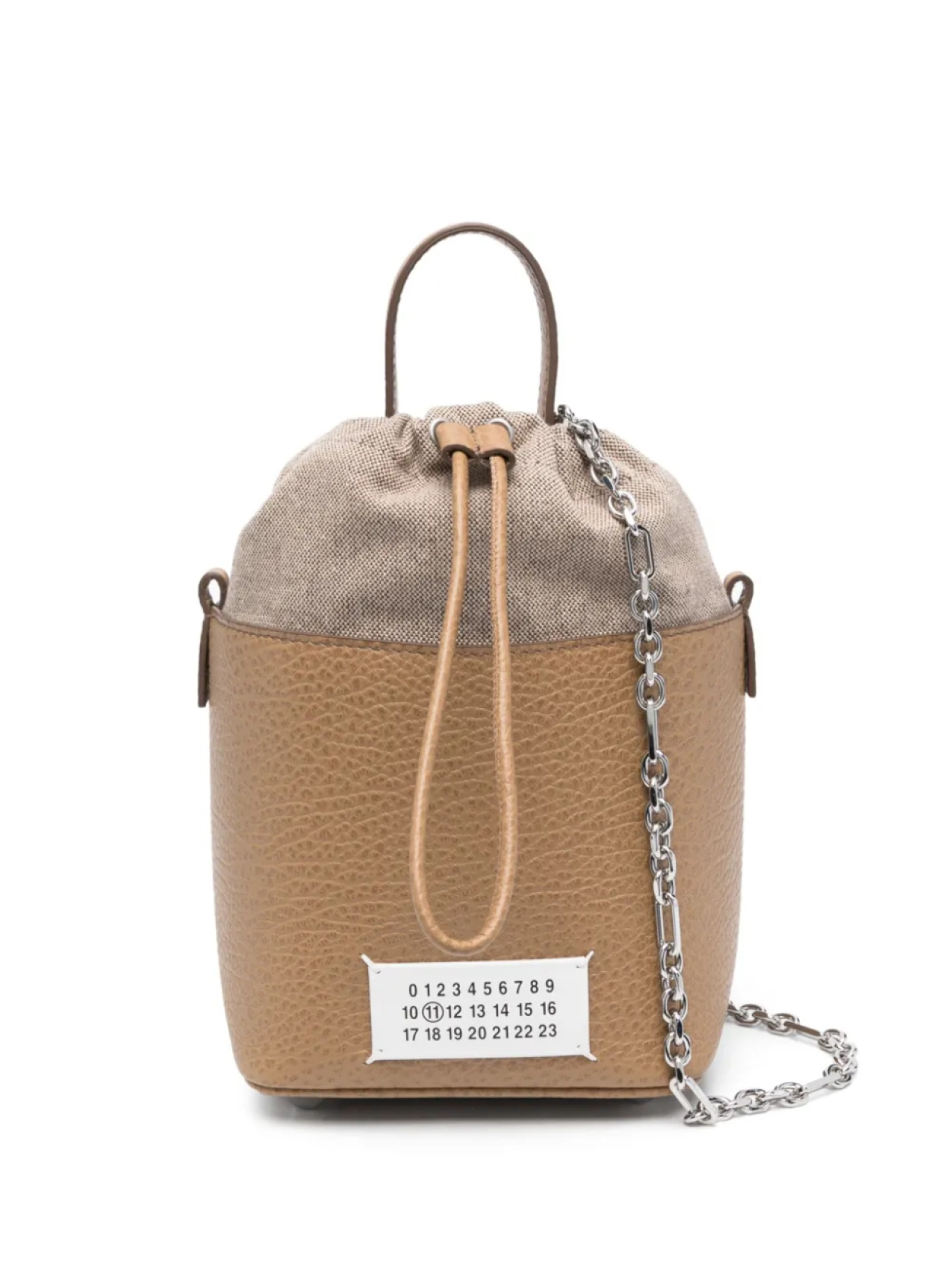 Maison Margiela маленькая сумка-ведро 5AC, коричневый
Maison Margiela маленькая сумка-ведро 5AC, коричневый