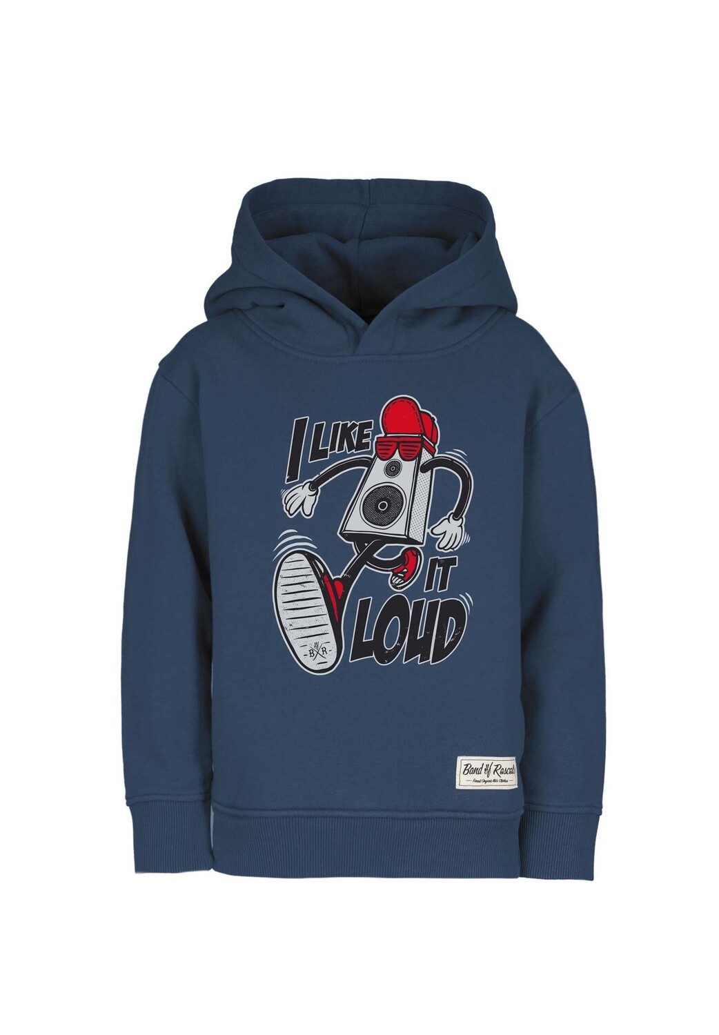 Громкая толстовка с капюшоном Band of Rascals, синий
Громкая толстовка с капюшоном Band of Rascals, синий