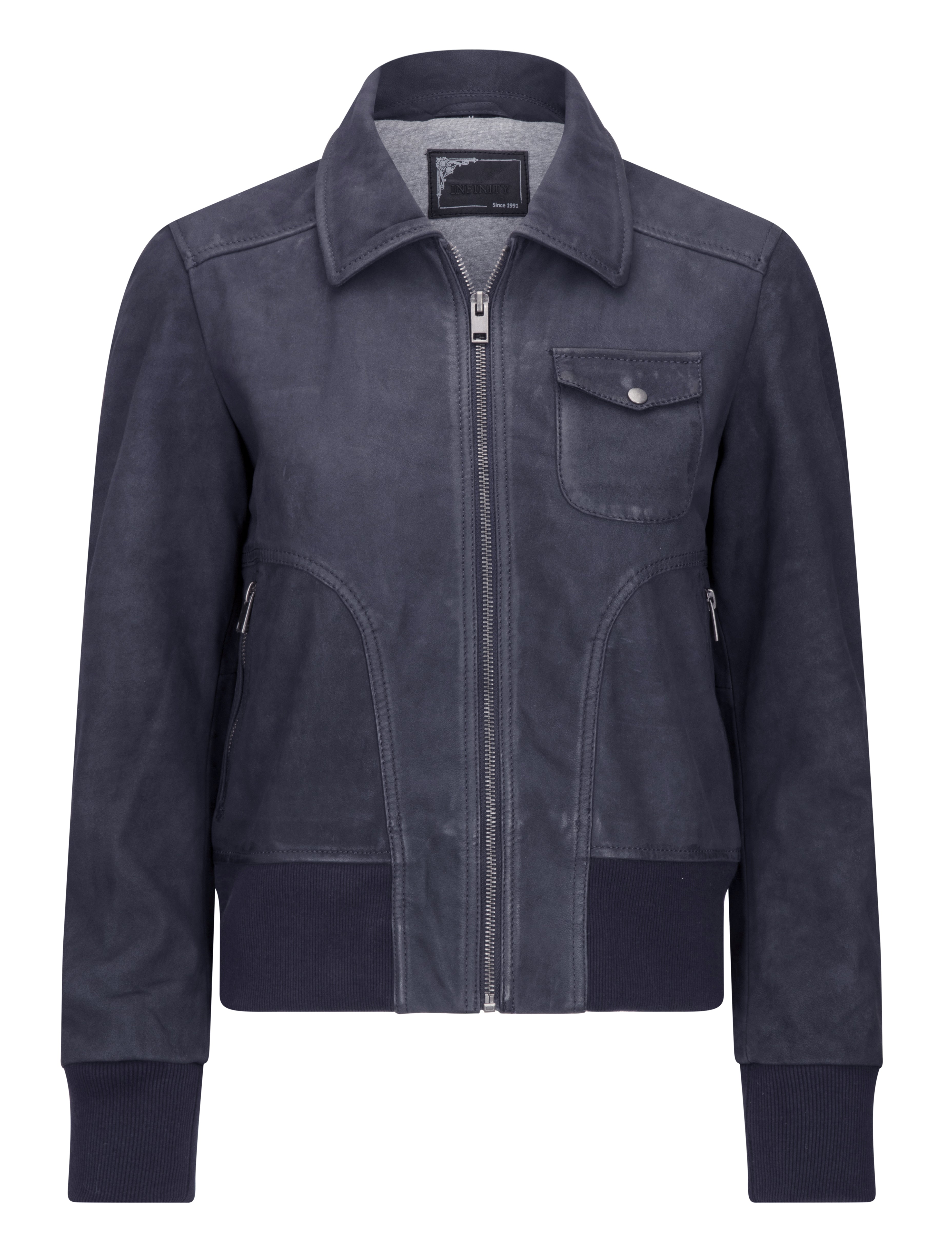 Кожаная куртка-бомбер TruClothing, серый
Кожаная куртка-бомбер TruClothing, серый