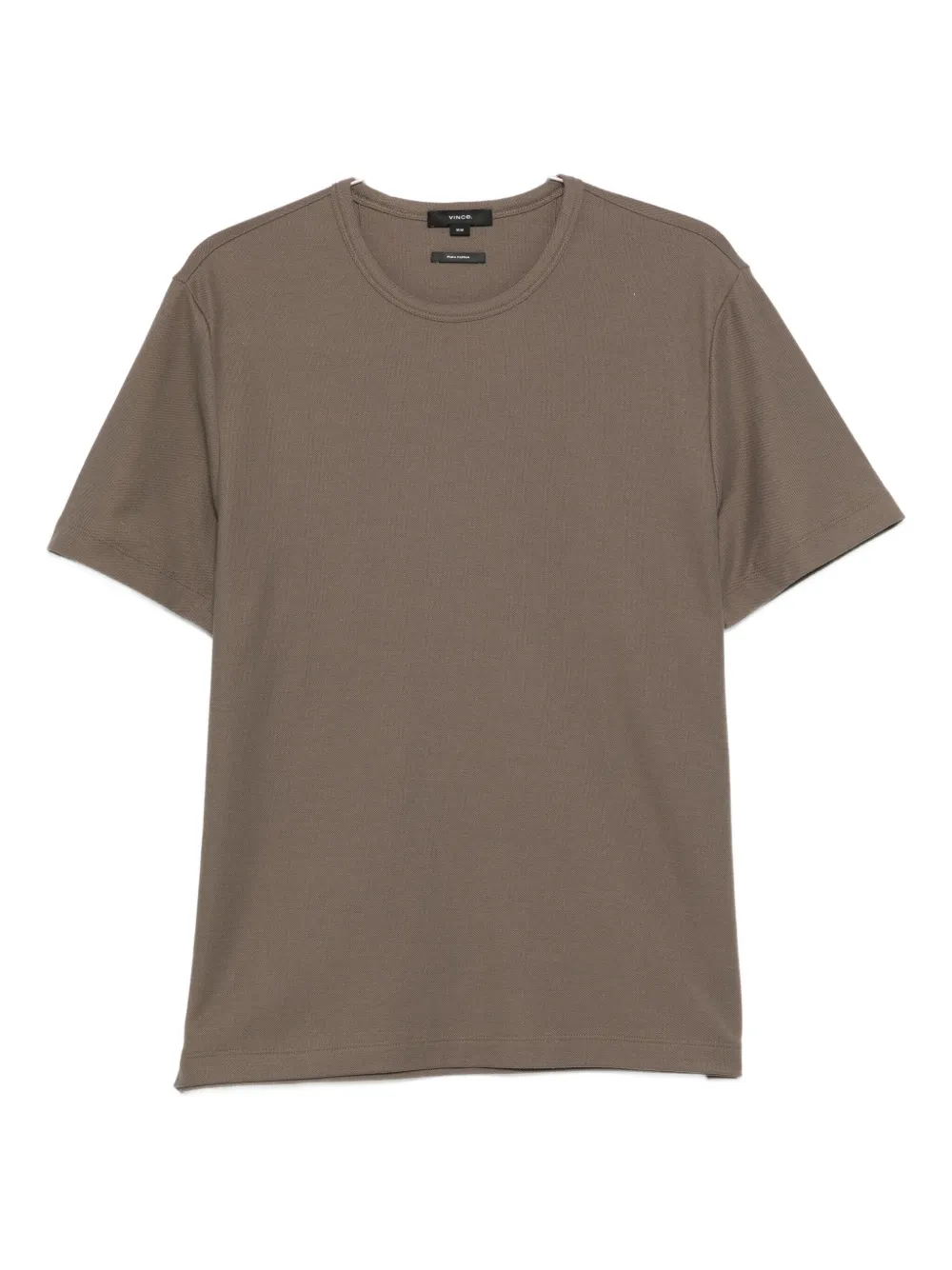 Хлопковая футболка с круглым вырезом Vince, коричневый
Хлопковая футболка с круглым вырезом Vince, коричневый