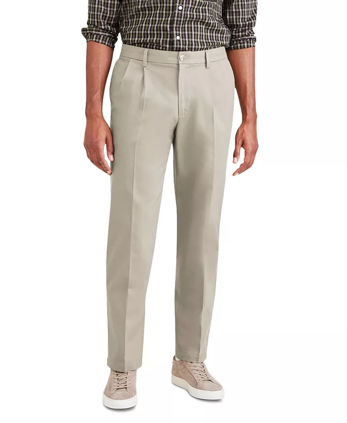 Мужские классические брюки Signature с защитой от пятен, со складками и без утюжки Dockers, коричневый/бежевый
Мужские классические брюки Signature с защитой от пятен, со складками и без утюжки Dockers, коричневый/бежевый